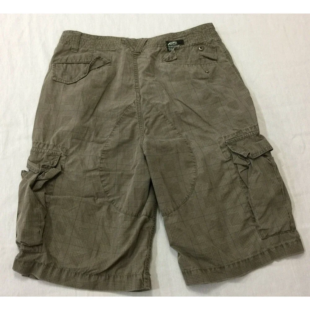 VANS OFF THE WALL MENS COTTON CARGO SHORTS SIZE 30